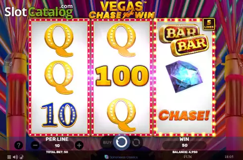 Οθόνη3. Vegas Chase’N’Win Κουλοχέρης