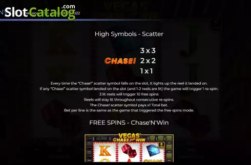 Οθόνη4. Vegas Chase’N’Win Κουλοχέρης
