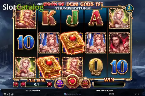 Οθόνη2. Book Of Demi Gods IV - Thunderstorm Κουλοχέρης