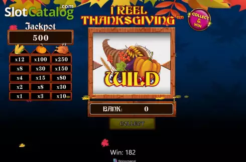 Οθόνη5. 1 Reel Thanksgiving Κουλοχέρης