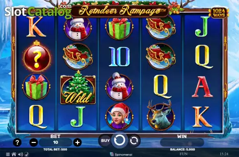 Οθόνη2. Reindeer Rampage Κουλοχέρης