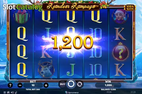 Οθόνη3. Reindeer Rampage Κουλοχέρης
