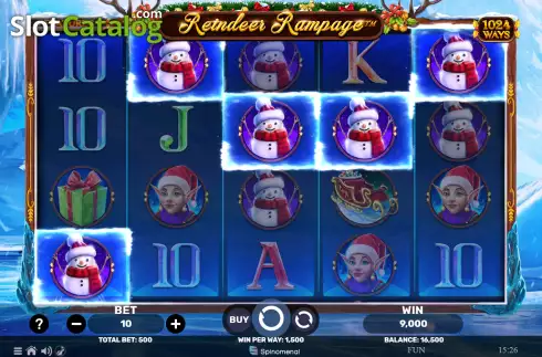Οθόνη4. Reindeer Rampage Κουλοχέρης