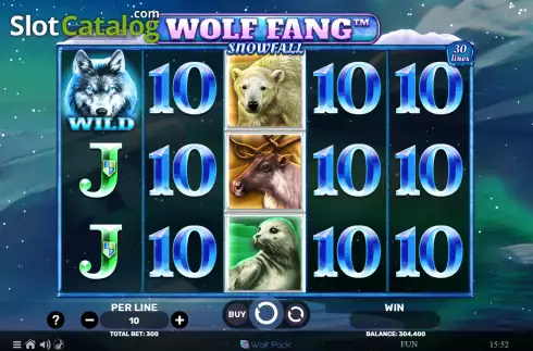 Οθόνη2. Wolf Fang Snowfall Κουλοχέρης