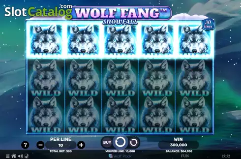 Οθόνη4. Wolf Fang Snowfall Κουλοχέρης
