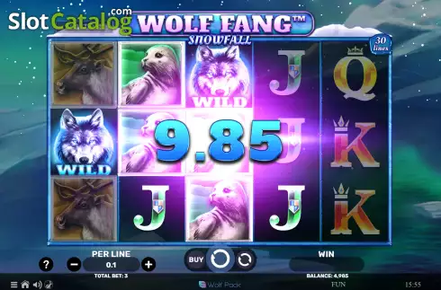 Οθόνη3. Wolf Fang Snowfall Κουλοχέρης