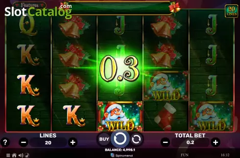 Οθόνη3. Wild Santa 2 Κουλοχέρης