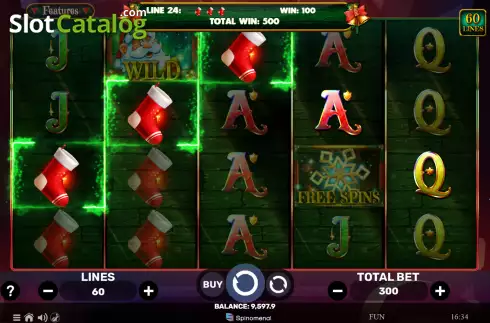 Οθόνη4. Wild Santa 2 Κουλοχέρης