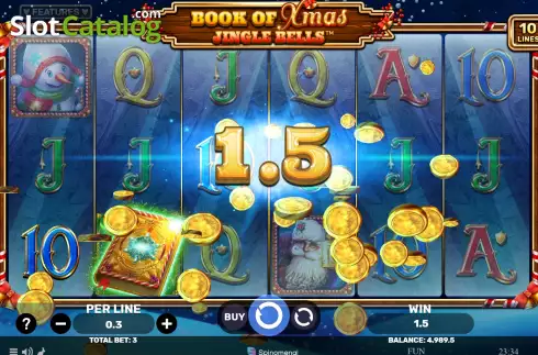 Οθόνη4. Book of Xmas Jingle Bells Κουλοχέρης
