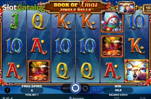 Οθόνη7. Book of Xmas Jingle Bells Κουλοχέρης
