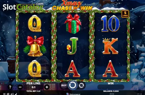Οθόνη2. Xmas Chase N Win Κουλοχέρης