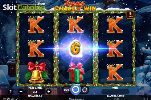 Οθόνη3. Xmas Chase N Win Κουλοχέρης