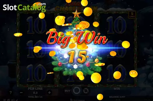 Οθόνη4. Xmas Chase N Win Κουλοχέρης