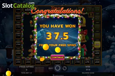 Οθόνη8. Xmas Chase N Win Κουλοχέρης