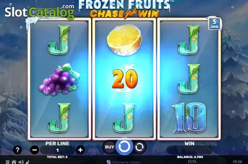 Οθόνη3. Frozen Fruits Chase N Win Κουλοχέρης
