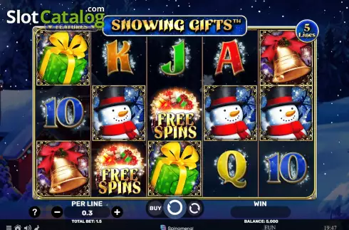 Οθόνη2. Snowing Gifts Κουλοχέρης