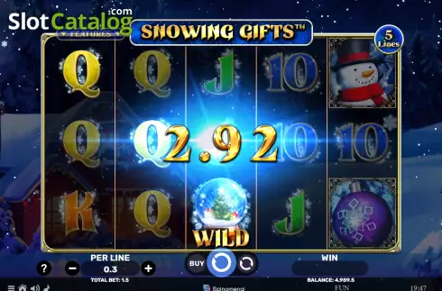 Οθόνη3. Snowing Gifts Κουλοχέρης