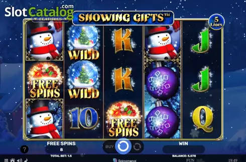 Οθόνη6. Snowing Gifts Κουλοχέρης