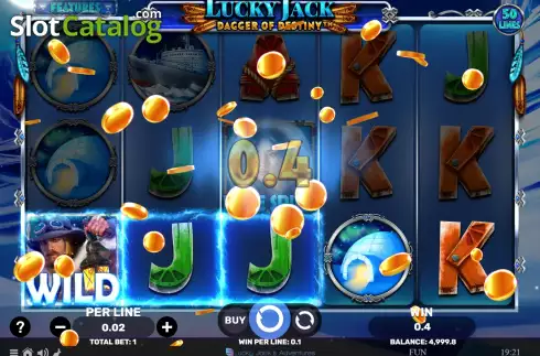 Οθόνη3. Lucky Jack Dagger of Destiny Κουλοχέρης 