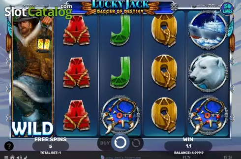 Οθόνη7. Lucky Jack Dagger of Destiny Κουλοχέρης 