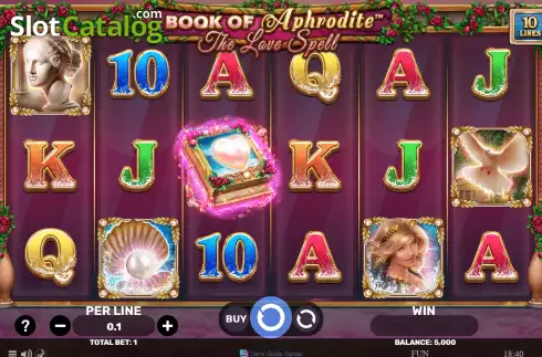 Οθόνη2. Book Of Aphrodite - The Love Spell Κουλοχέρης 