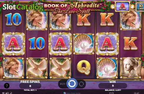 Οθόνη6. Book Of Aphrodite - The Love Spell Κουλοχέρης 
