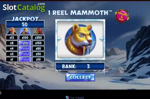 Οθόνη4. 1 Reel Mammoth Κουλοχέρης