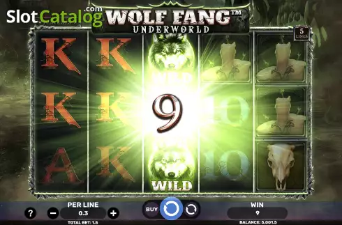 Οθόνη6. Wolf Fang - Underworld Κουλοχέρης 