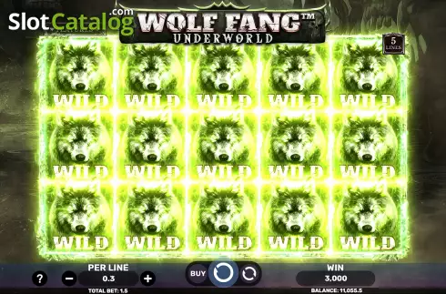 Οθόνη7. Wolf Fang - Underworld Κουλοχέρης 
