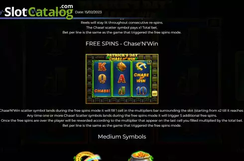 Οθόνη7. Patrick's Day Chase 'N' Win Κουλοχέρης 