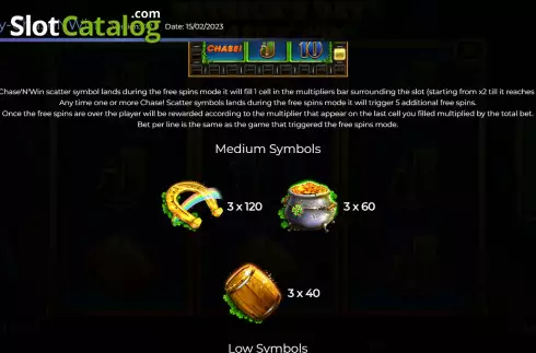 Οθόνη8. Patrick's Day Chase 'N' Win Κουλοχέρης 