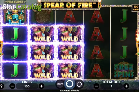 Οθόνη4. Spear Of Fire Κουλοχέρης