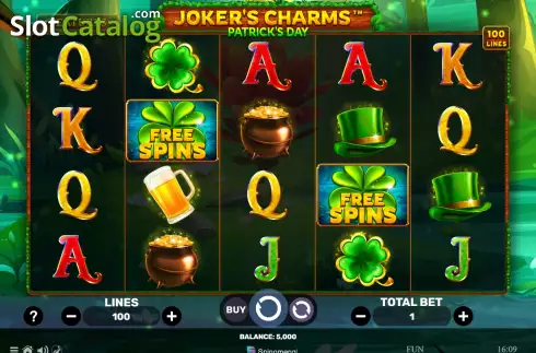 Οθόνη2. Joker's Charms Patrick's Day Κουλοχέρης