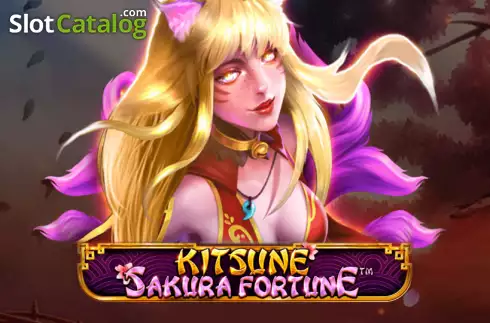 Kitsune Sakura Fortune Λογότυπο Kitsune Sakura Fortune Λογότυπο