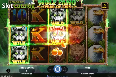 Οθόνη7. Wolf Fang Spear of Fire Κουλοχέρης