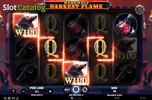 Οθόνη3. Werewolf Darkest Flame Κουλοχέρης 