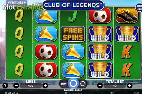 Οθόνη2. Club of Legends Κουλοχέρης