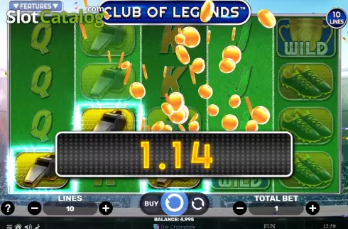 Οθόνη3. Club of Legends Κουλοχέρης