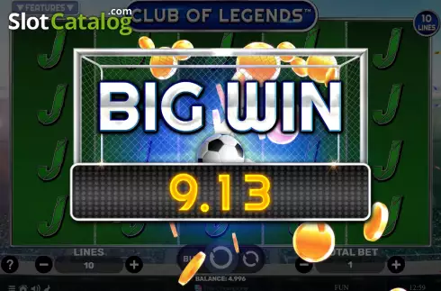Οθόνη4. Club of Legends Κουλοχέρης