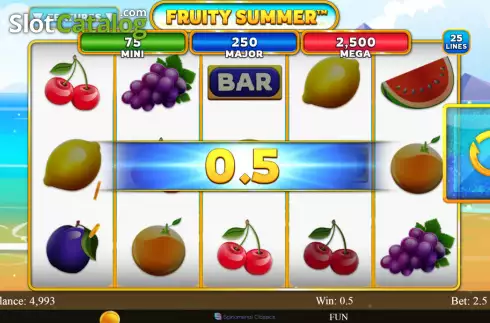 Οθόνη3. Fruity Summer Κουλοχέρης