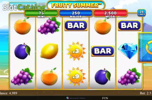 Οθόνη4. Fruity Summer Κουλοχέρης