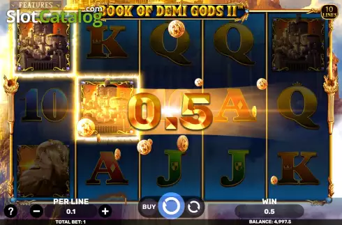 Οθόνη4. Book of Demi Gods II - The Golden Era Κουλοχέρης