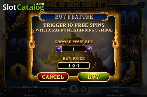 Οθόνη6. Book of Demi Gods II - The Golden Era Κουλοχέρης