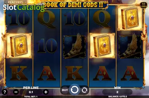 Οθόνη7. Book of Demi Gods II - The Golden Era Κουλοχέρης