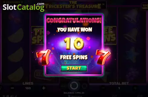 Οθόνη5. The Trickster's Treasure Κουλοχέρης