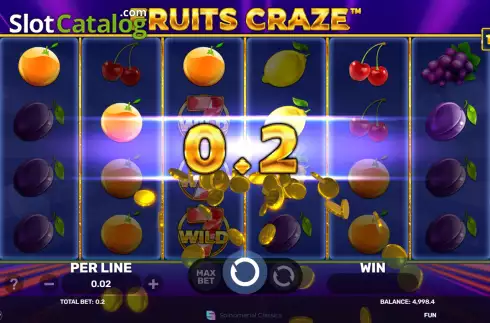 Οθόνη3. Fruits Craze Κουλοχέρης
