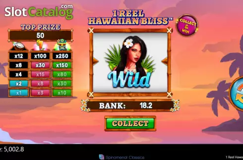 Οθόνη3. 1 Reel Hawaiian Bliss Κουλοχέρης