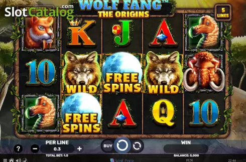 Οθόνη2. Wolf Fang - The Origins Κουλοχέρης