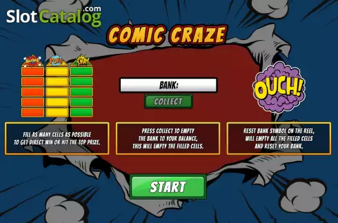 Οθόνη2. Comic Craze Κουλοχέρης