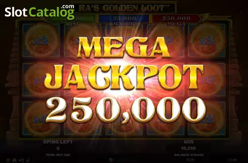 Οθόνη7. Ra's Golden Loot Κουλοχέρης
